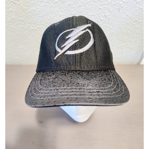 New Era Hat Youth/Child Tampa Bay Lightning Bolts Logo Gray Cap White Logo - Picture 2 of 15